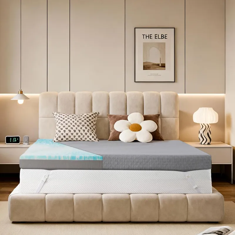 Vipbear 4 Inch King Size Mattress Topper for Ultra Comfortjpg