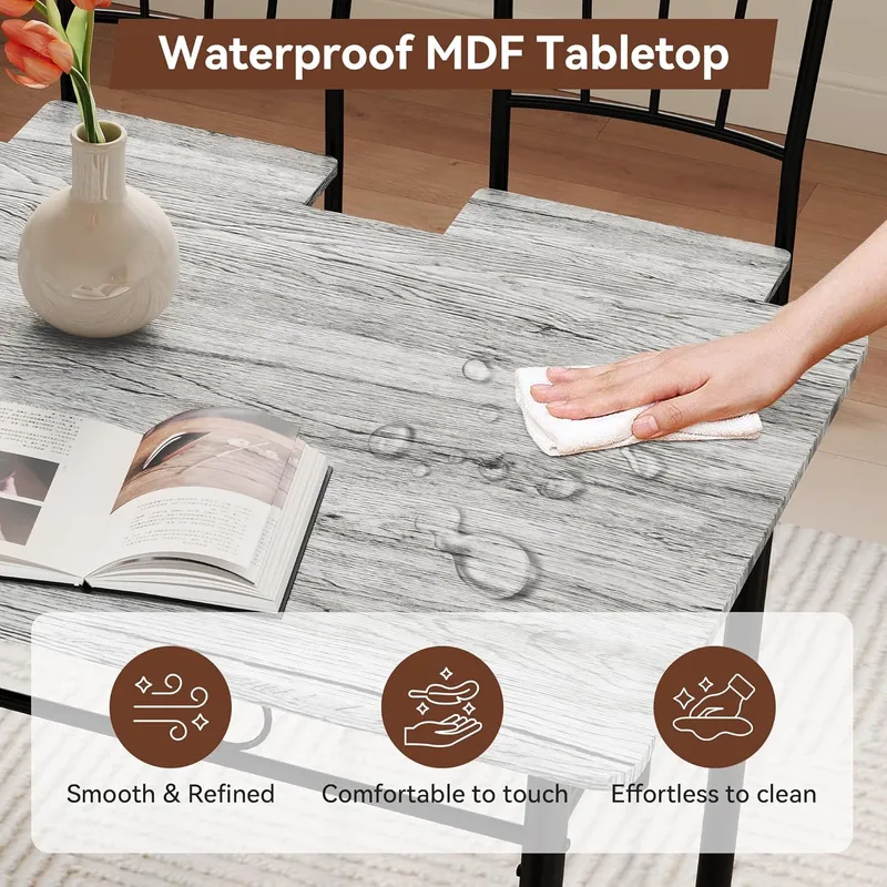 Vipbear Smart 5-Piece Kitchen Table Set